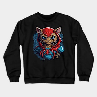 spider cat Crewneck Sweatshirt